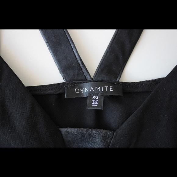 Dynamite Plunge Neck Blouse - Picture 2 of 5